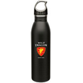 24 Oz. H2go Solus Stainless Steel Matte Black Water Bottle